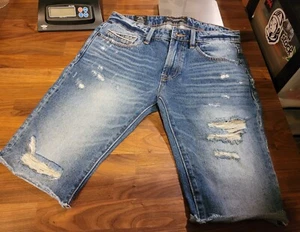 NUEVO Pantalones Cortos de Denim Para Hombre Talla 30 W Cult of Individuality Azul Rocker 621A5-SR07F - Imagen 1 de 12