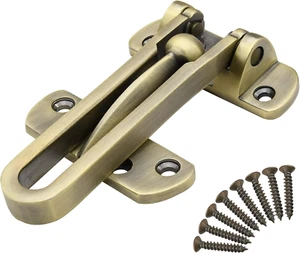 Door Lock Latch for Home Security - Swing Bar Door Guard for Front and inside Do - Picture 1 of 9