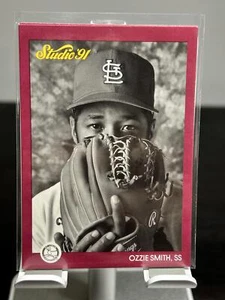 1991 Studio - #238 - Ozzie Smith - St. Louis Cardinals - Picture 1 of 2