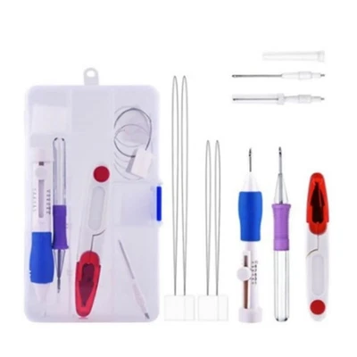 1 Set Magic Embroidery Pen Durable Punch Needle Stitching Knitting Sewing DIY - Image 1 of 4