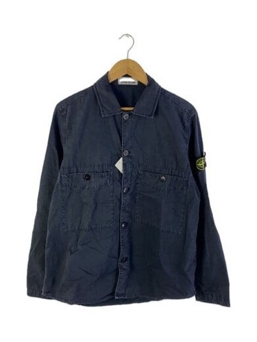 STONE ISLAND 21SS Camicia da lavoro in cotone tinto in capo M Cotone NVY 7415110WN 