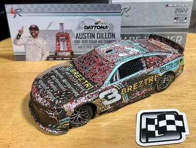Austin Dillon 2022 Daytona Win Raced Version ARC 1/24 Nascar Diecast - Image 1 of 4