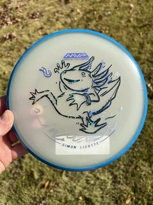 Axiom Eclipse Pixel Leapin' Lizottl 2025 Gyropalooza Limited Edition Blue 173g - Image 1 of 4