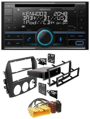 Kenwood CD 2DIN DAB USB MP3 Bluetooth Autoradio für Mazda MX 5 NC 2005-2008 - Bild 1 von 4