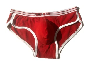 New UNDERGEAR UG International Male Red Ringer Cheeky Sport Brief XL Underwear - Picture 1 of 10