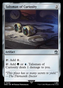 MTG - TALISMAN OF CURIOSITY - Doctor Who (U) - Picture 1 of 1