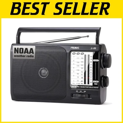 AM/FM/Weather Portable Radio with 3W Speaker - Ideal for Emergency Preparedness - Image 1 of 4