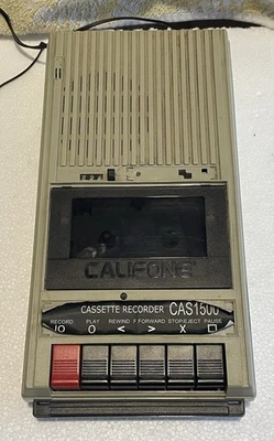 Califone CAS1500 портативный аккумулятор кассетный плеер/рекордер: только кассетный плеер - Изображение 1 из 4