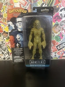 Monsters Bendyfigs Creature From The Black Lagoon & Stand 7.5" Noble Collection - Picture 1 of 4