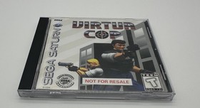 VIRTUA COP 1 (SEGA SATURN, 1996) COMPLETE NOT FOR RESALE US WORKING TESTED