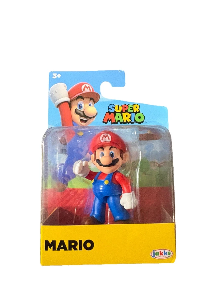 Figura World of Nintendo Mario 2.5" Jakks Pacific Inc. Nueva en Paquete Precintado Foto 1 de 1