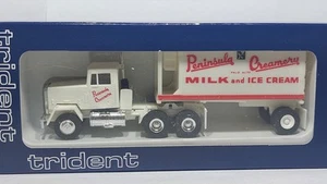 Trident 90157 US Cars Truck Tractor+Refrigerator  1/87 - Picture 1 of 1