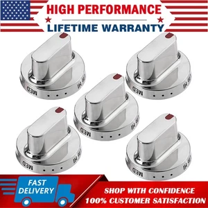 5PCS DG64-00472A DG64-00473A Gas Stove Replacement Knobs for Samsung Range Oven - Picture 1 of 15