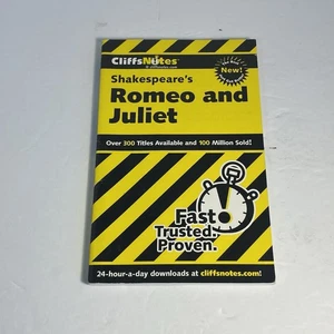 CliffsNotes on Shakespeare's Romeo and Juliet By Annallese F Connolly 2000 - Picture 1 of 8