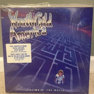 WrathChild America Climbin' the Walls 1989 LP Vinyl Record Album Shrink w/ Hype! - Picture 1 of 10
