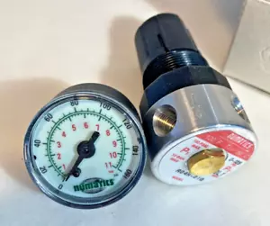 Numatics R04R-01G Flexiblok Pressure Regulator w/Gage 0-125 Psi Relieving 1/8" - Picture 1 of 10