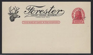 UX32 From Ogden UPSS Surcharge #S44-30 W/Forester Shoes Advertising     (LF-176) - Picture 1 of 2