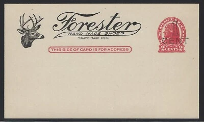 UX32 From Ogden UPSS Surcharge #S44-30 W/Forester Shoes Advertising     (LF-176) - Image 1 of 2