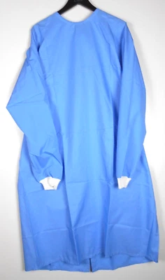Unisex Medical Reusable Clinical Gown Dental Hospital Scrubs Uniform Lab (S-2XL) - Image 1 of 4