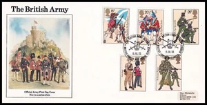 1983 GB British Army Official FDC British Army Series BF1983PS SHS - Picture 1 of 2