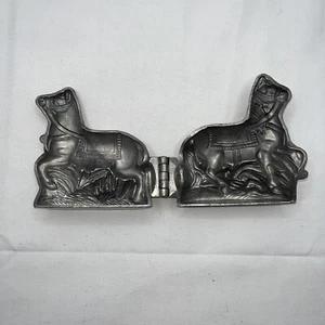 Horse Vintage Pewter Ice Cream Butter Candy Chocolate Mold #518 *** - Picture 1 of 24