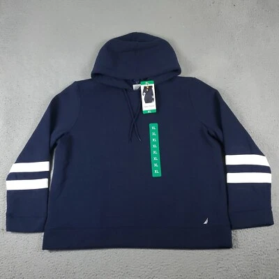 Suéter Nautica Mujer Talla XL Azul Pullover Sudadera con Capucha Damas Foto 1 de 4
