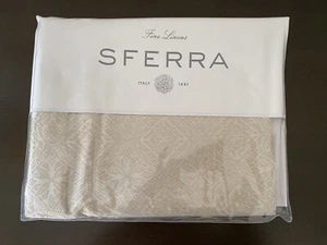 NEW SFERRA Piastrelle Duvet Cover Natural SFERRA Duvet Cover QUEEN - Picture 1 of 7