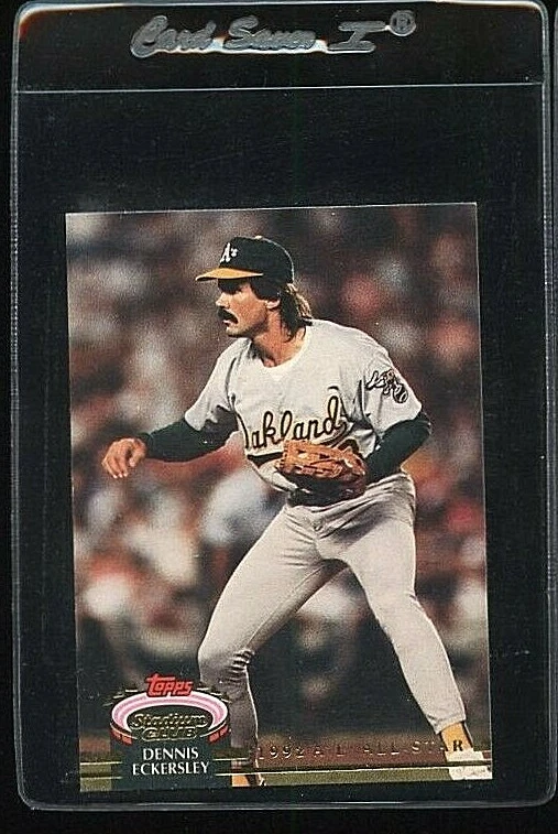 1993 STADIUM CLUB MURPHY #179 DENNIS ECKERSLEY HOF OAKLAND ATHLETICS  - Image 1 of 1