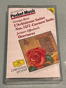 Bizet: L'Arlesienne Suites - Offenbach: Overtures - Audio Cassette Tape Album - Picture 1 of 5