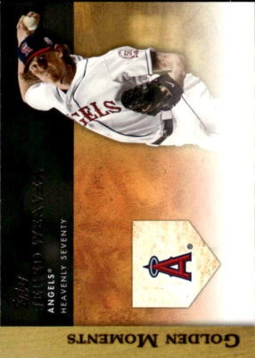 2012 Topps Jered Weaver #GM-17 Golden Moments Los Angeles Angels 8P - Image 1 of 2
