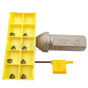Taladro en U WPD140-C25-2D / taladro indexable / Φ 14 mm C25-2D + inserto WCMT030208-SF LF6018 - Imagen 1 de 8
