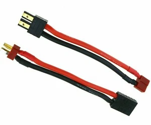 Male FOR TRX to Female Deans T Plug Adapter Cables Connector Wire For Traxxas - Picture 1 of 2