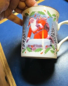 LENOX MUG SANTA'S Christmas Holiday Journey Special Delivery Chimney Toys Trees - Picture 1 of 4