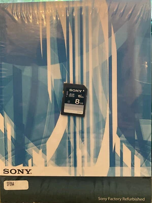Sony 8GB SD Memory Card Class-4 SF8N4 15MB/s Camera SDHC Chip GENUINE ~ LOOKS 🆕 - Image 1 of 2