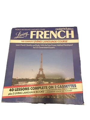 Vintage Living French The Complete Living Language Course Cassette Edition - Image 1 of 2
