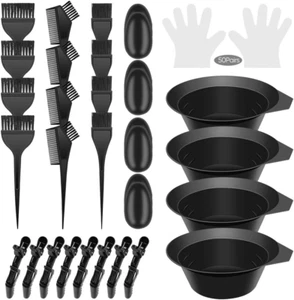 Hair Dye Brush and Bowl Set Hair Dye Kit Hair Tint Dying Coloring Tool Hair Dye - Picture 1 of 12