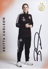Britta CARLSON - Mistrz Europy w piłce nożnej 2005, karta DFB EM 2022, trenerka!