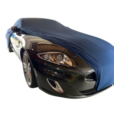 Indoor car cover fits Jaguar XK X150 bespoke Le Mans Blue cover With mirrorpo... - Изображение 1 из 4
