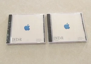 Apple DVD-R 4.7 GB Media Discs Sealed set of 2 new sealed DVD R - Picture 1 of 9