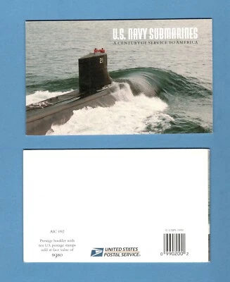 Sc # BK 279 ~ Booklet ~ U.S. Navy Submarines Issues - Image 1 of 2