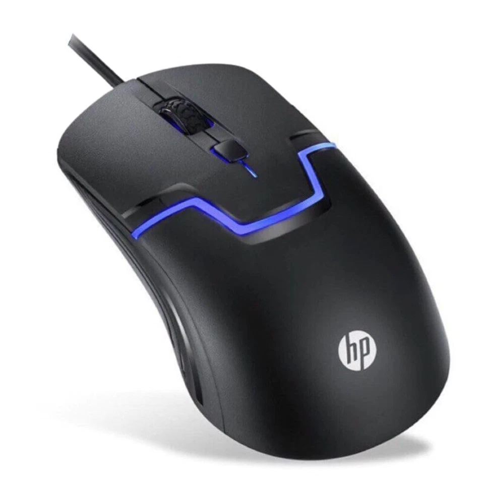 HP M100 USB Wired Gaming Optical Mouse with LED Backlight and Adjustable, 1600 D - Image 1 of 4
