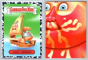2023 Garbage Pail Kids GPK Go On Vacation ADRIAN Adrift 89b Bruised Black Card - Picture 1 of 1