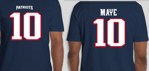 Maillot Drake Maye chemise Patriots chemise t-shirt fan équipement