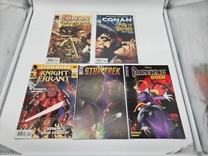 Konvolut 5 Comics aus Amerika Conan Star Wars Star Trek Darkwing Duck - Picture 1 of 6
