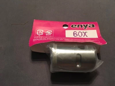 ENYA 60X FIRST MODELONLY PISTON-CYLINDER ASSY. NIP AL-CHROME SIDE EXHAUST - Image 1 of 2