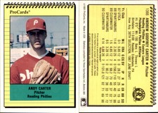 Andy Carter 1991 ProCards #1366 RC Card *AutographDen*