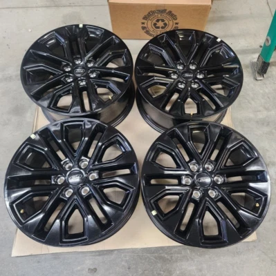 20" FORD F150 FACTORY FX4 BLACK WHEELS RIMS  TAKE OFFS 2004- 2024 - Image 1 of 4