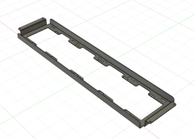 Caselabs SMA8 Bottom 480mm/560mm Radiator bracket (Uncoated) - Made to order - Image 1 of 4