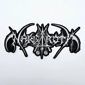 PARCHE TRASERO BORDADO LOGO FORMA BLANCO NARGAROTH - Imagen 1 de 2