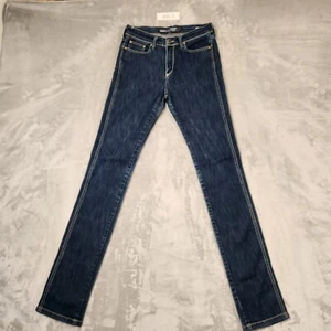 VTG LEE WOMENS BLUE DENIM JEANS SIZE 10 HIGH RISE TUBE STRETCH SKINNY AUSTRALIA - Picture 1 of 15